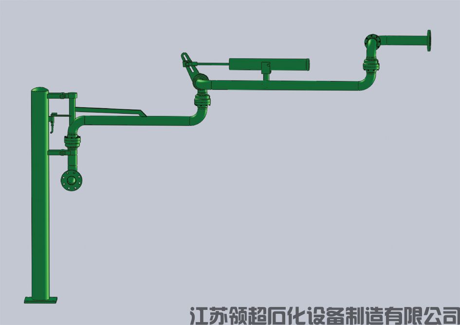 江蘇聯(lián)博藥業(yè)有限公司采購的一批活動梯、汽車頂部裝車用AL2503底部裝卸臂（鶴管）、甲醛鶴管已投入生產(chǎn)中(1)
