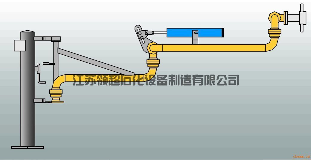 新疆輪臺(tái)客戶定制采購的AL2503底部裝卸鶴管，已發(fā)往使用現(xiàn)場(1)
